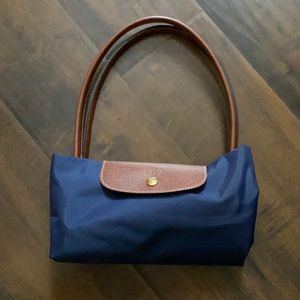 EUC Authentic Navy Longchamp Large Shoulder Tote